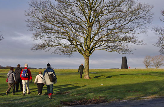 New Years Day walk on Beverley Westwood/Photo by Arnold Underwood/Jan 1st 2010