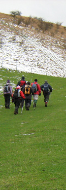Walking through West Dale/ from a photo by Arnold Underwood, Feb 2008